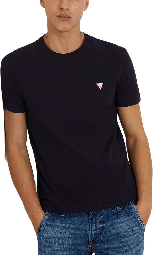 Cn Ss Core Str T-shirt, från Guess, i färgen Smart Blue.