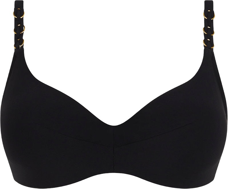 Emblem Covering Underwired Bra