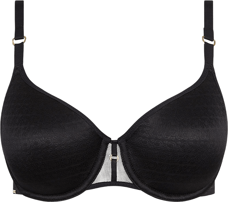Monogram T-shirt Bra, från Chantelle, i färgen Black.
