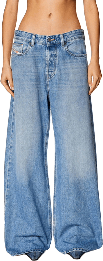 1996 D-SIRE L.30 TROUSERS, från Diesel, i färgen Light Blue.