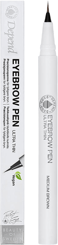 Eyebrow Pencil Ultra Thin, från Depend, i färgen Mediumbrown.