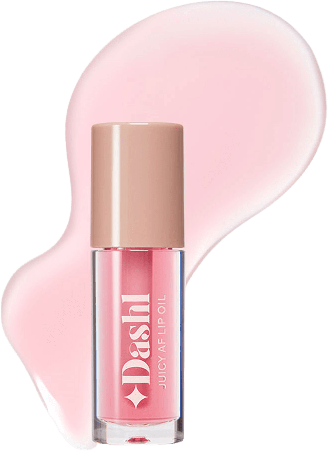 Juicy AF Lip Oil, från DASHL, i färgen Blushing.