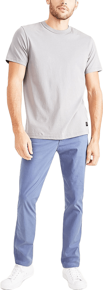 CREW TEE FOIL +, från Dockers, i färgen Greys.