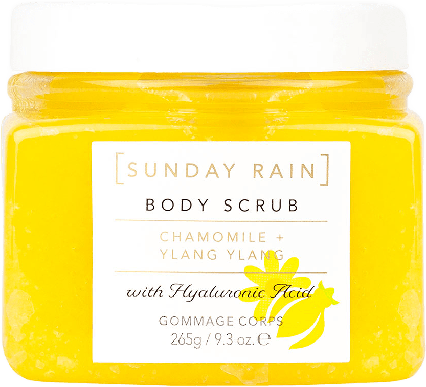 Sunday Rain Chamomile & Ylang Ylang Body Scrub, från Sunday Rain.