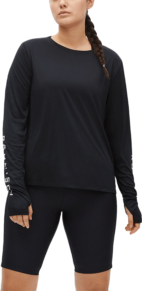 Team Logo Long Sleeve, från Röhnisch, i färgen Black.