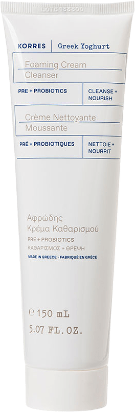 Greek Yoghurt Foaming Cream Cleanser, från Korres.