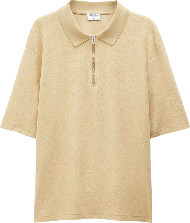 Boxy Terry Polo, från Filippa K, i färgen Dark Yello.