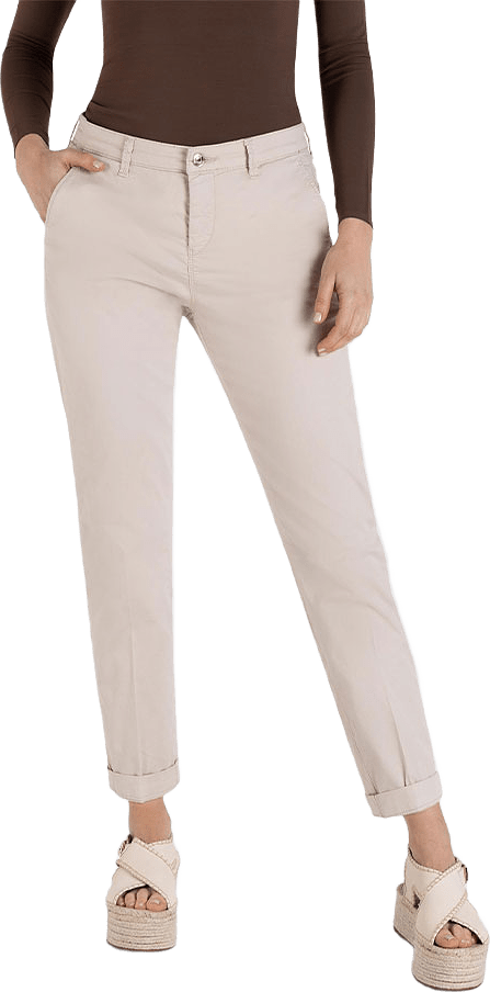 Chino Turn Up, från MAC Clothing, i färgen Ivory Ppt.