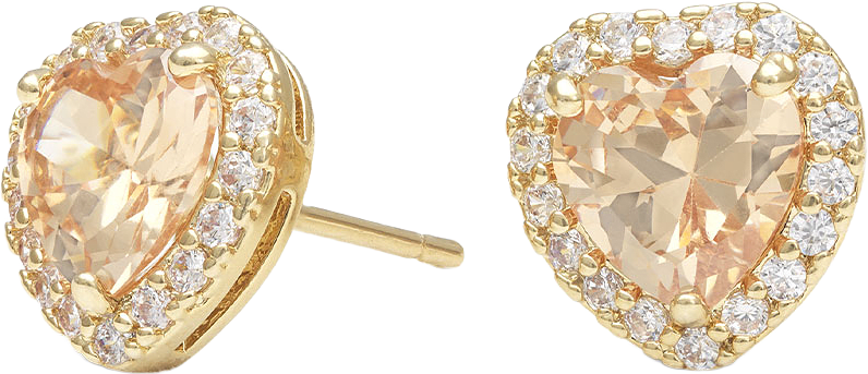 Delphine stud earrings - Light champagne, från Lily and Rose, i färgen Light Champagne.