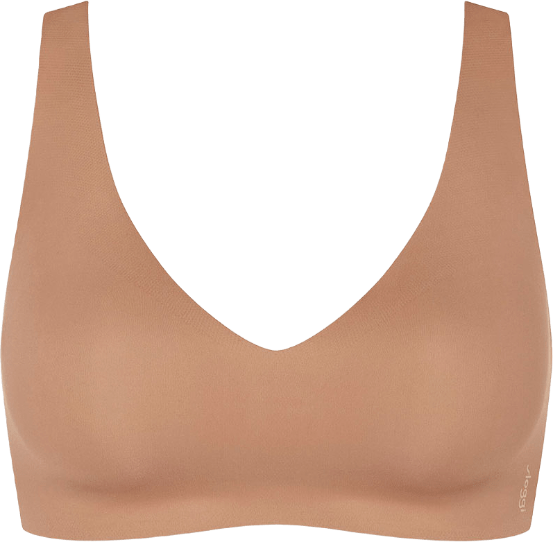 ZERO Feel 2.0 Soft Bra, från Sloggi, i färgen Nostalgic Brown.