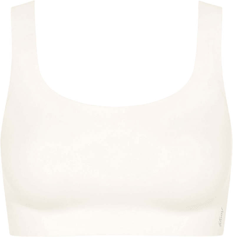 ZERO Feel 2.0 Top, från Sloggi, i färgen Silk White.