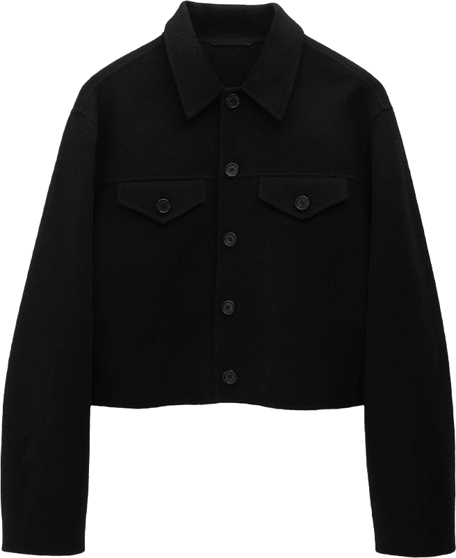 Short Wool Cashmere Jacket, från Filippa K, i färgen Black.