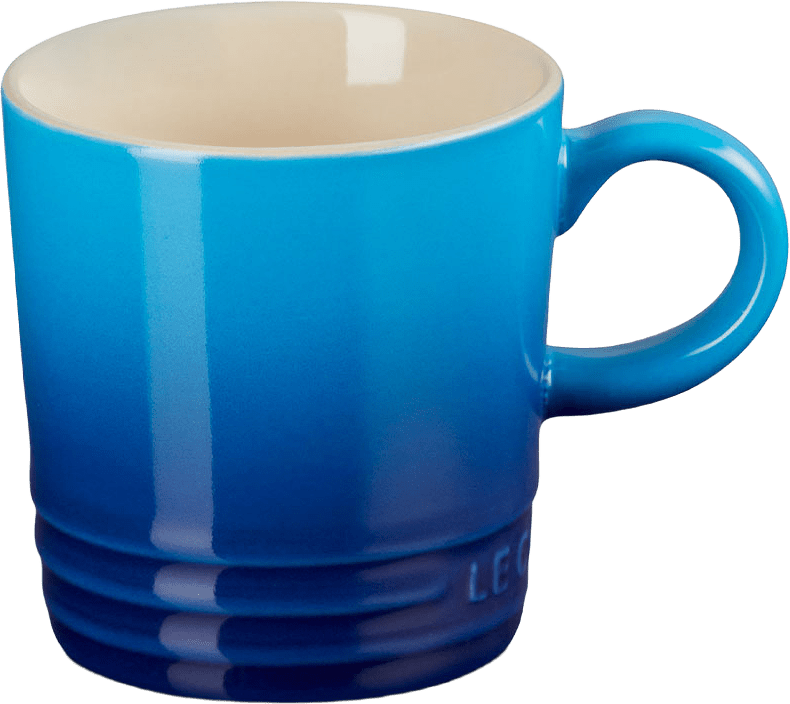 Espressokopp 100 ml Stengods Azure Blue, från Le Creuset, i färgen Azure Blue.