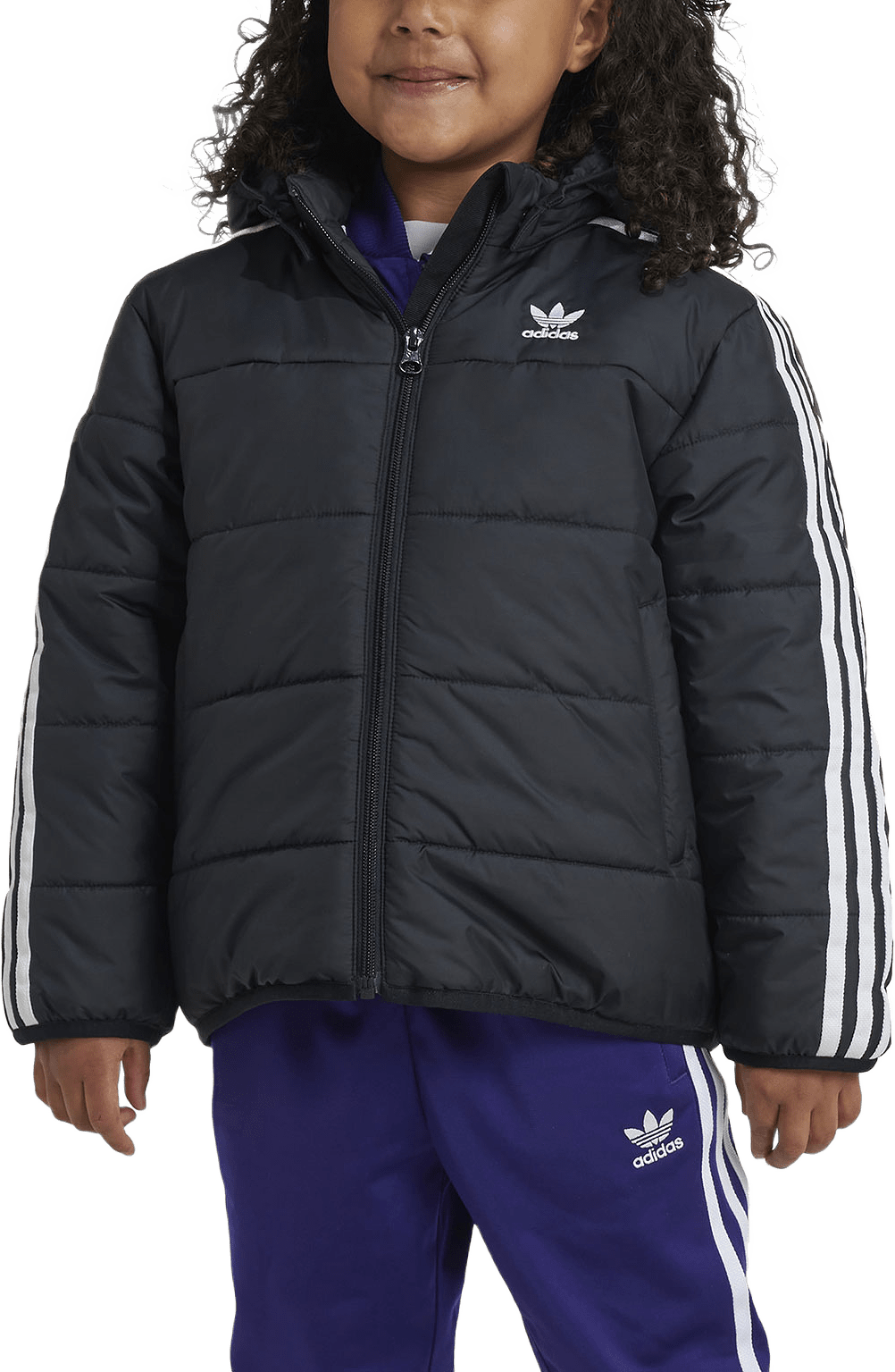 Adicolor Padded Jacket, från Adidas Originals, i färgen Basic Blue.