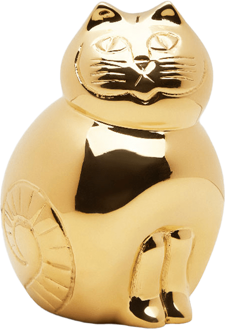 Skultuna x Lisa Larsson - Katt, från Skultuna, i färgen Mässing.