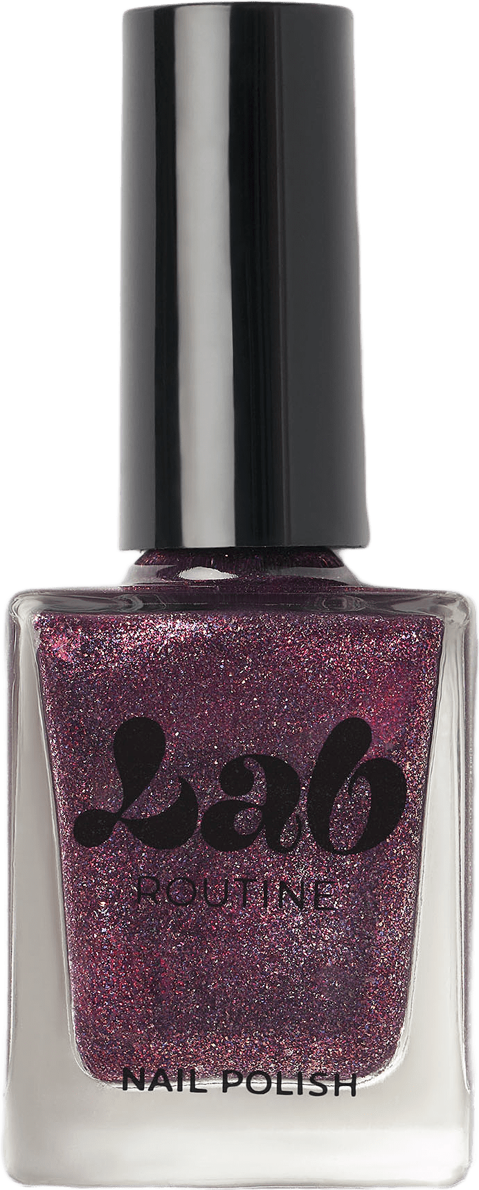 Nagellack, från Lab Routine, i färgen Deep Sparkle.