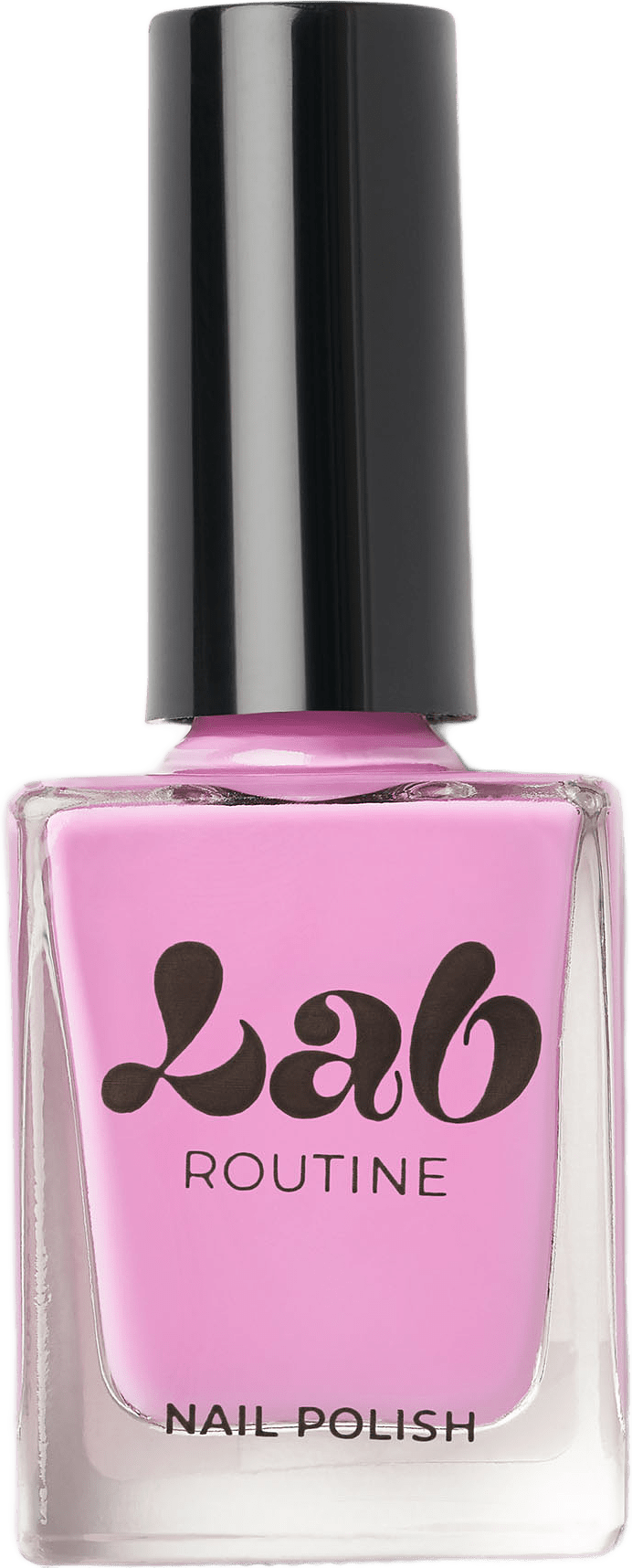 Nagellack, från Lab Routine, i färgen Flamingo.