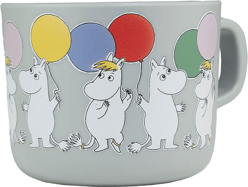 Mumin Festligheter, Mugg med handtag, ballong