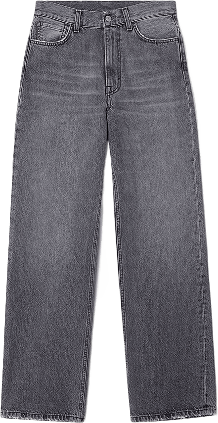 WIDE LEG DENIM, från Dagmar, i färgen Grey.