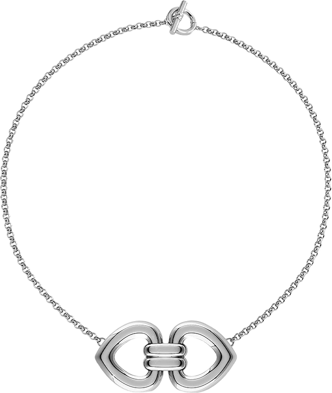 Beverly Necklace Duo Steel, från Edblad, i färgen Steel.