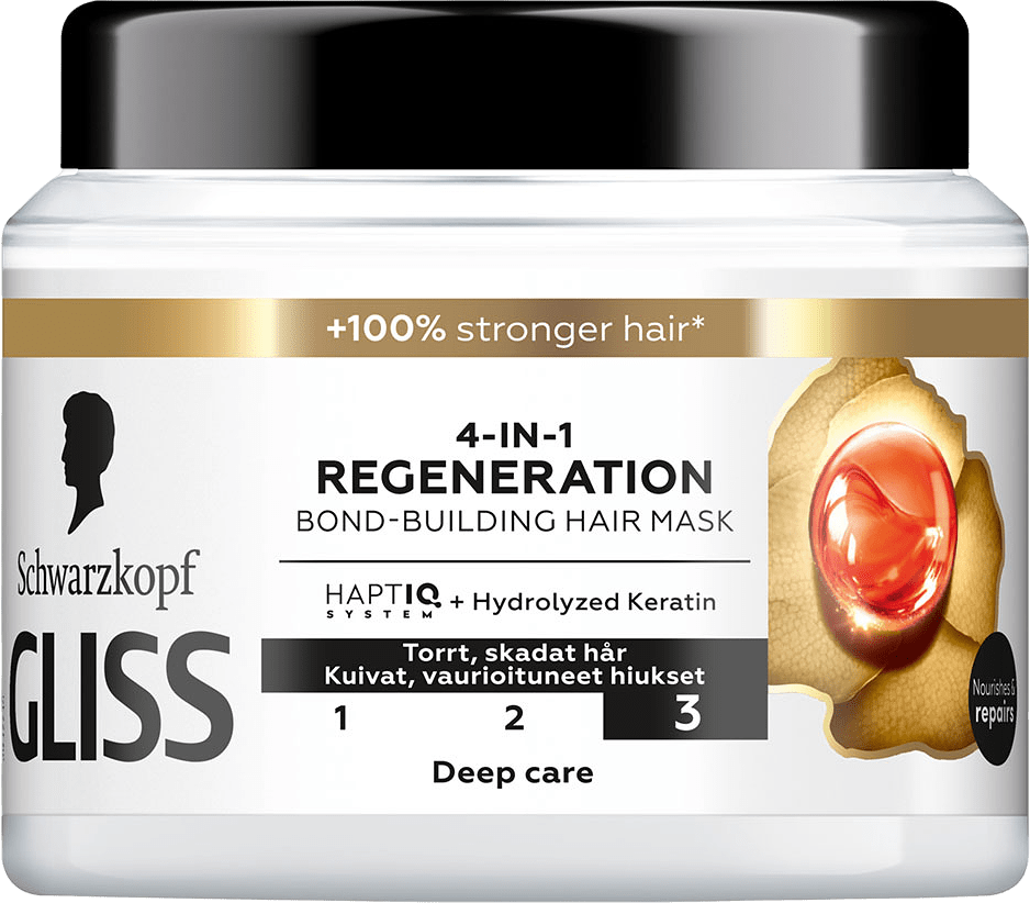 4-In-1 Regeneration Bond-Building Hair Mask, från GLISS.