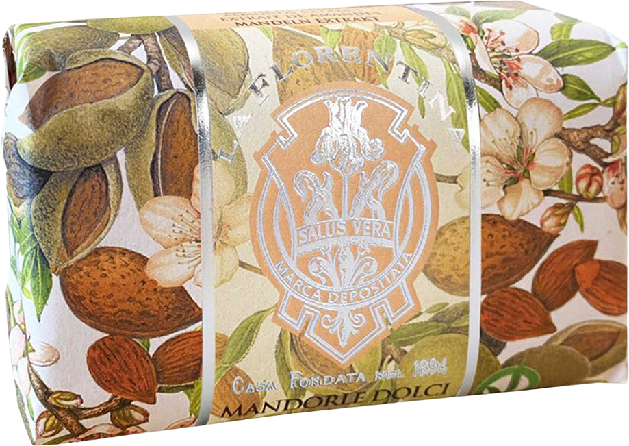 Fast tvål papperomslag Arboreal Peony, från La Florentina.