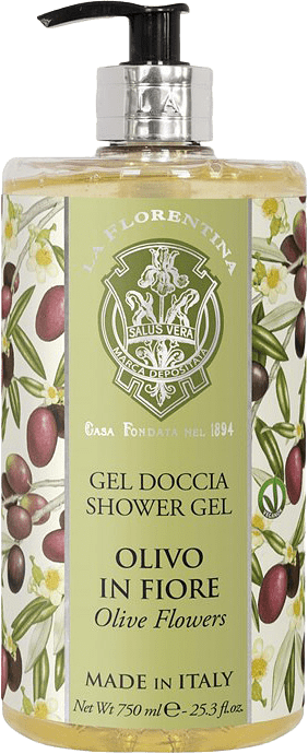 Shower Gel Olive Flowers, från La Florentina.