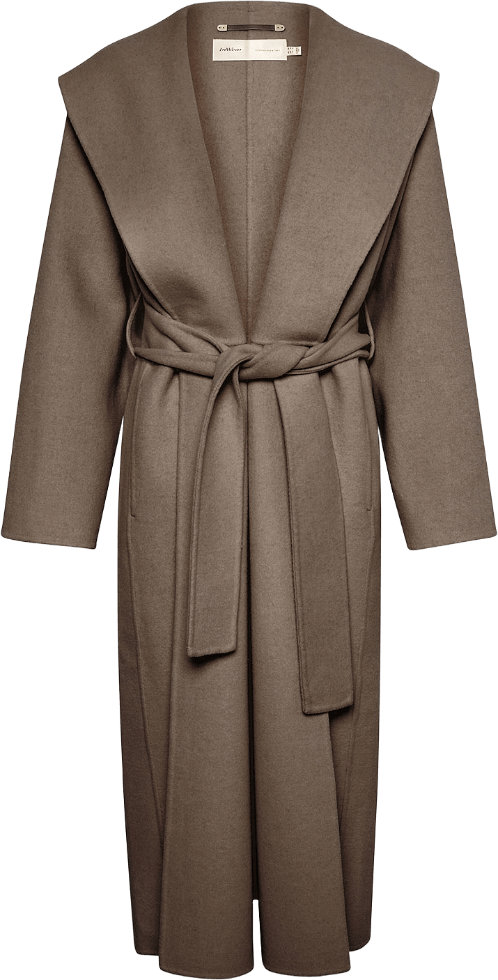 MillaIW Coat, från Inwear, i färgen Americano.