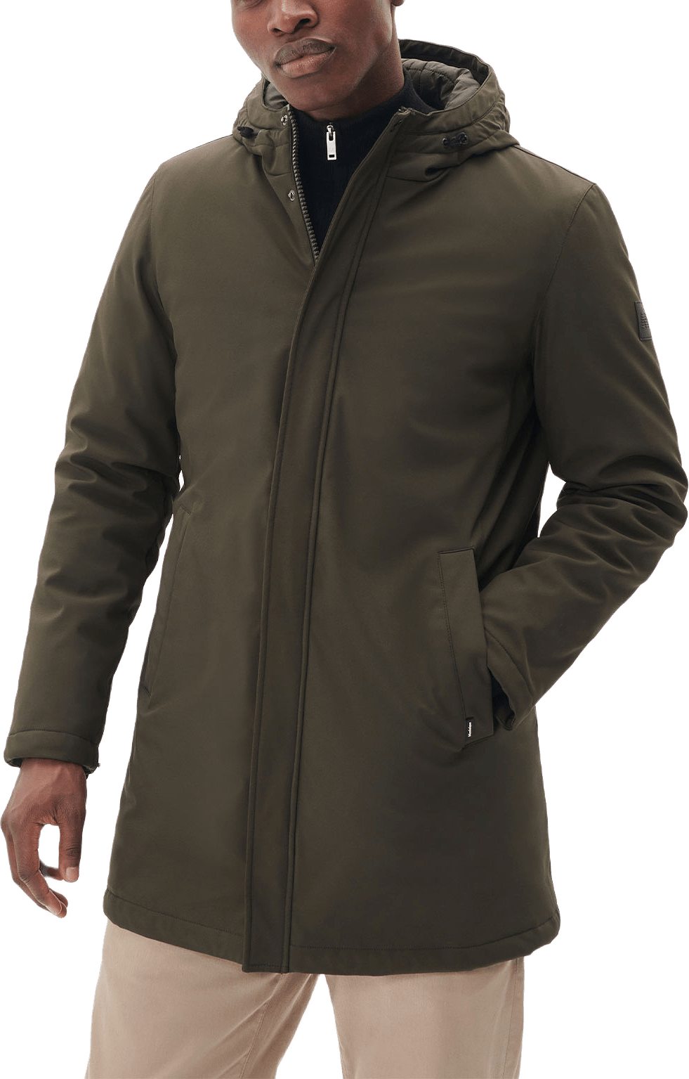 MAdeston Coat, från Matinique, i färgen Dark Olive.