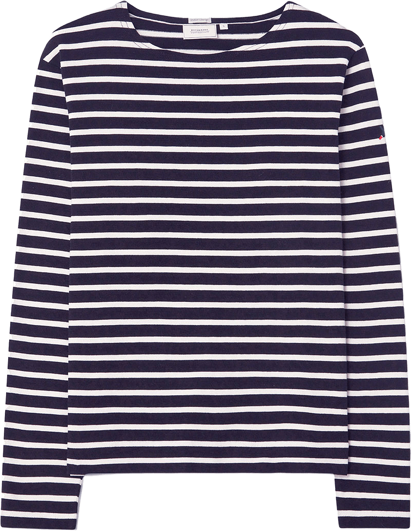 Bolmsö Randig Långärmad T-shirt, från Boomerang, i färgen Night Sky.
