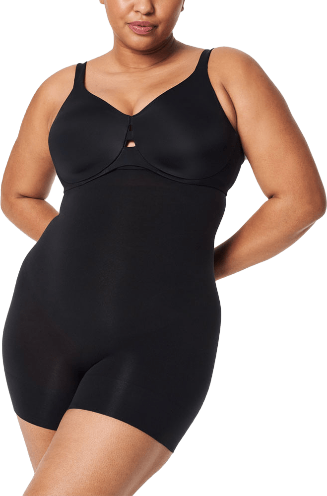 SPANXsculpt™ Seamless Power High-Waisted Shorty, från Spanx, i färgen Very Black.