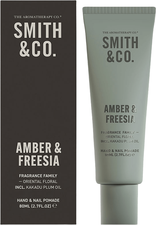 Hand & Nagelkräm Amber & Freesia, från Smith & Co.