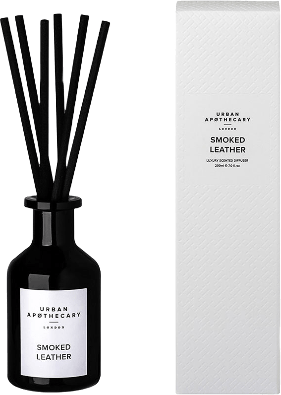 Diffuser/Doftpinnar Smoked Leather, från URBAN APØTHECARY.
