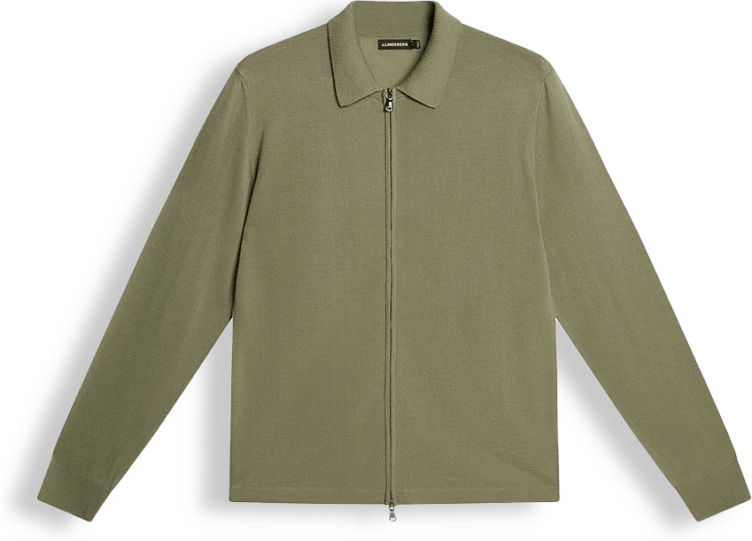 Nyle Light Merino Zip Cardigan