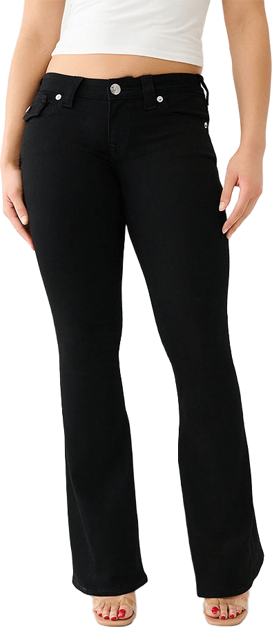 JOEY LOW RISE FLARE, från True Religion, i färgen Black Body Rinse.