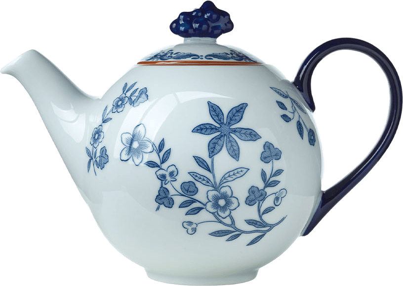 Ostindia Tekanna 1,2L, från Rörstrand, i färgen Blå.