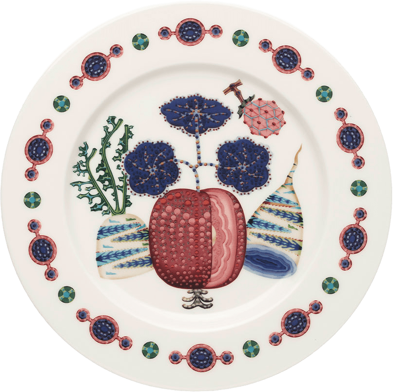 Taika Tallrik 22Cm Sato, från Iittala, i färgen Flerfärgad.