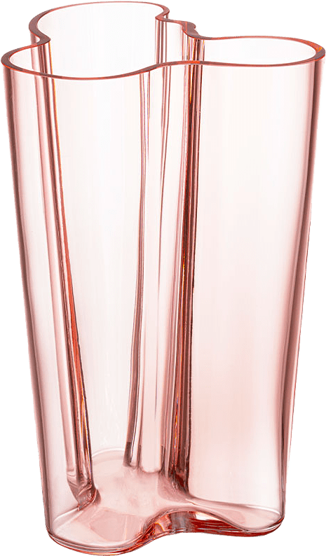 Aalto Vas 251Mm Laxrosa, från Iittala, i färgen Laxrosa.