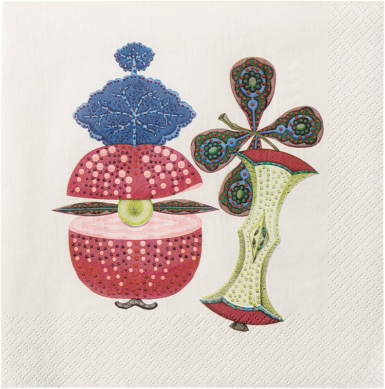 Taika Pappersservett 33X33Cm Röd, från Iittala, i färgen Röd.