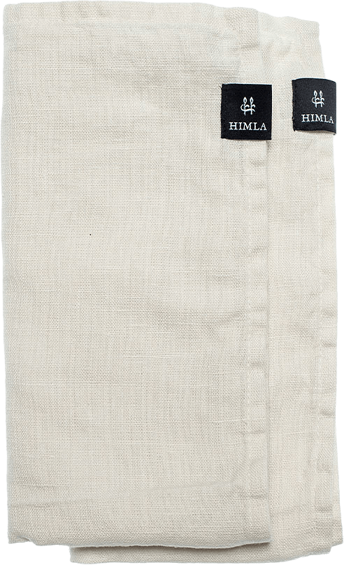 Sunshine Linneservett Fog 4-pack, från Himla, i färgen Fog.
