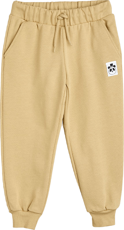 Basic Sweatpants, från Mini Rodini, i färgen Beige.