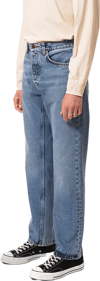 Rad Rufus Indigo Blues, från Nudie Jeans, i färgen Indigo Blues.