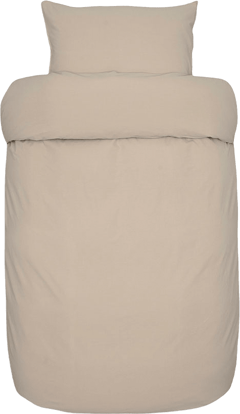 Frøya Ekologisk bäddset 150x210cm, från Høie of Scandinavia, i färgen Beige.