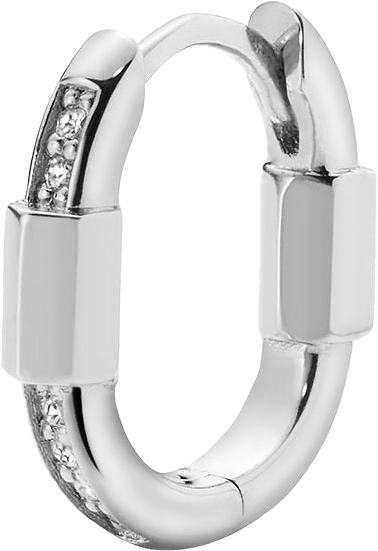 Palads Royal Earring Silver, från Maria Black, i färgen Silver.