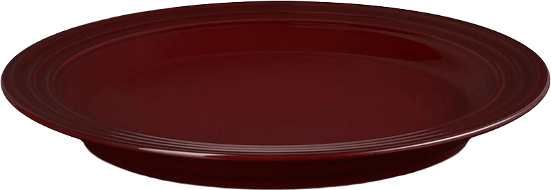 Tallrik Signature stengods 22 cm, från Le Creuset, i färgen Garnet.