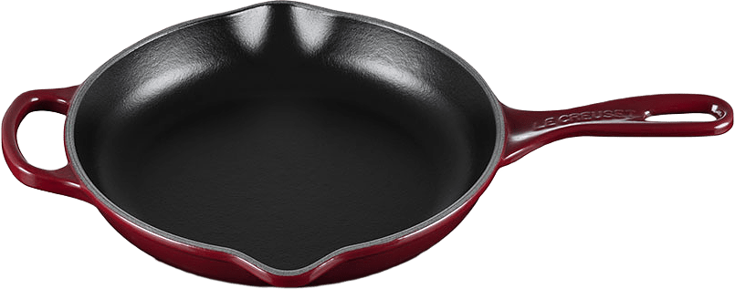 Stekpanna Gjutjärn 23 cm, från Le Creuset, i färgen Garnet.