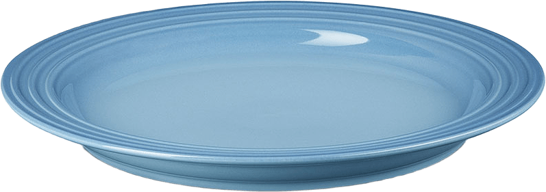 Tallrik Signature stengods 22 cm Chambray, från Le Creuset, i färgen Chambray.