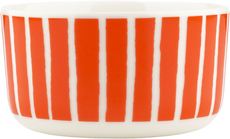 Piccolo Bowl 5 Dl, från Marimekko, i färgen White, Orange.