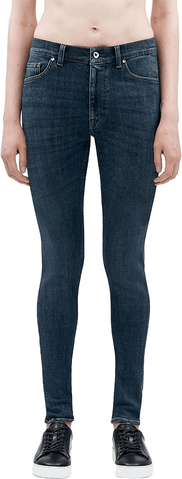 Slight Jeans, från Tiger of Sweden, i färgen Medium Blue.