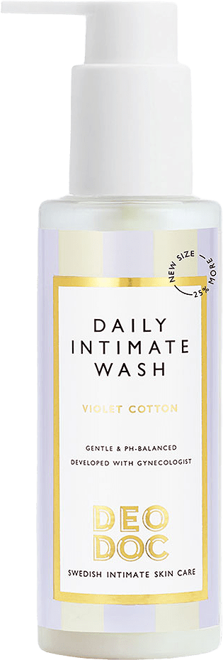 Intimtvål – Violet Cotton 125 ml, från DeoDoc.